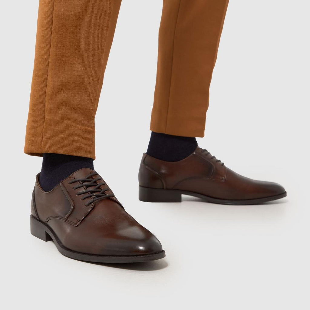 Reilly Leather Lace in Brown