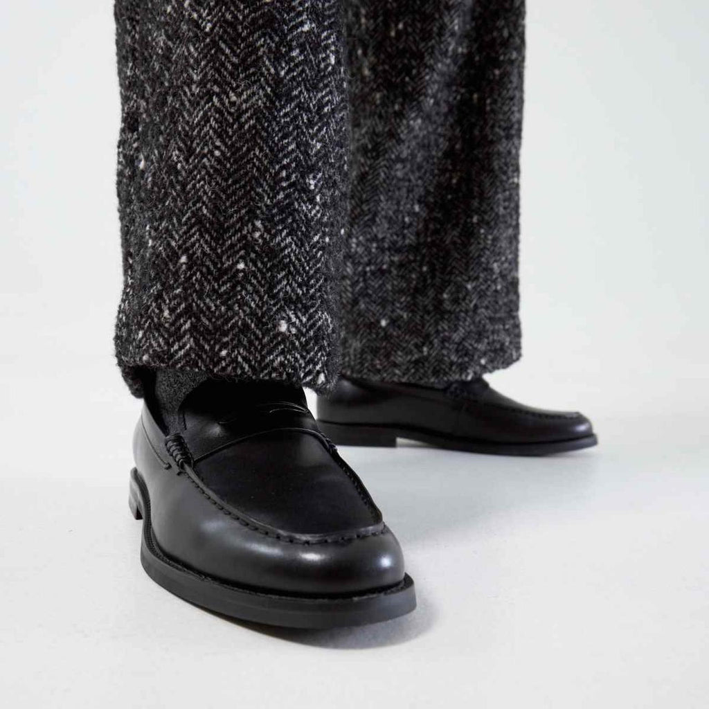 Richard Leather Loafer in Black