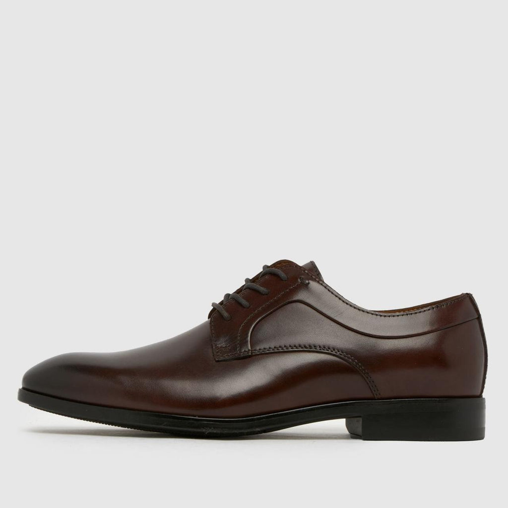Rail Leather Derby in Brown