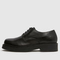 Micah Leather Lace Up in Black