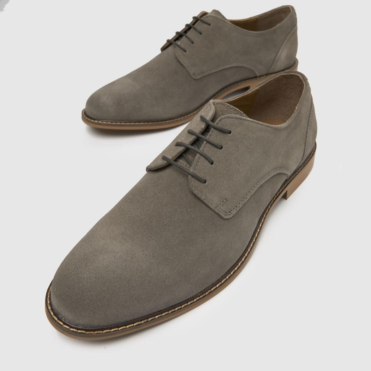 Ruben Suede Derby in Grey