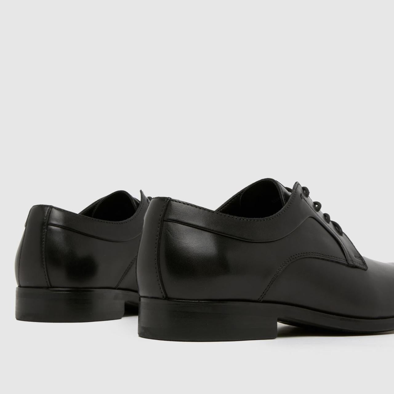 Rail Leather Derby in Black