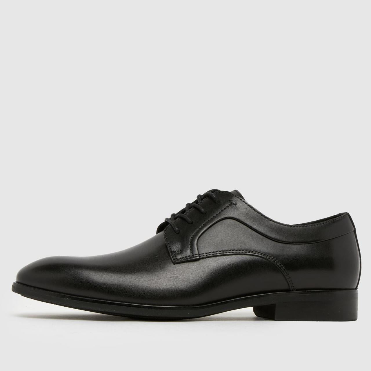 Rail Leather Derby in Black