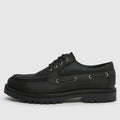 Patrick Leather Lace-Up in Black
