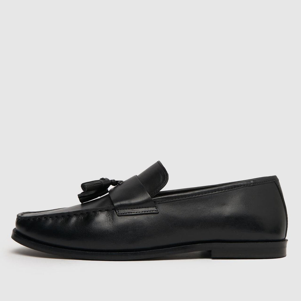 Rich Square Toe Loafer in Black