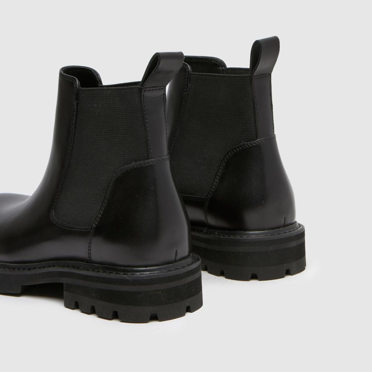 Dorian Leather Chelsea in Black