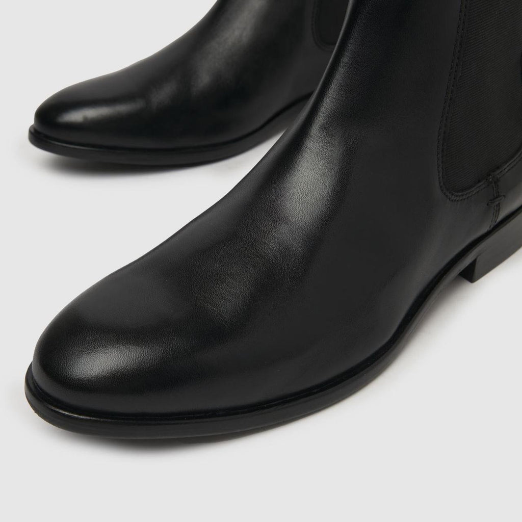 Dominic Leather Chelsea in Black