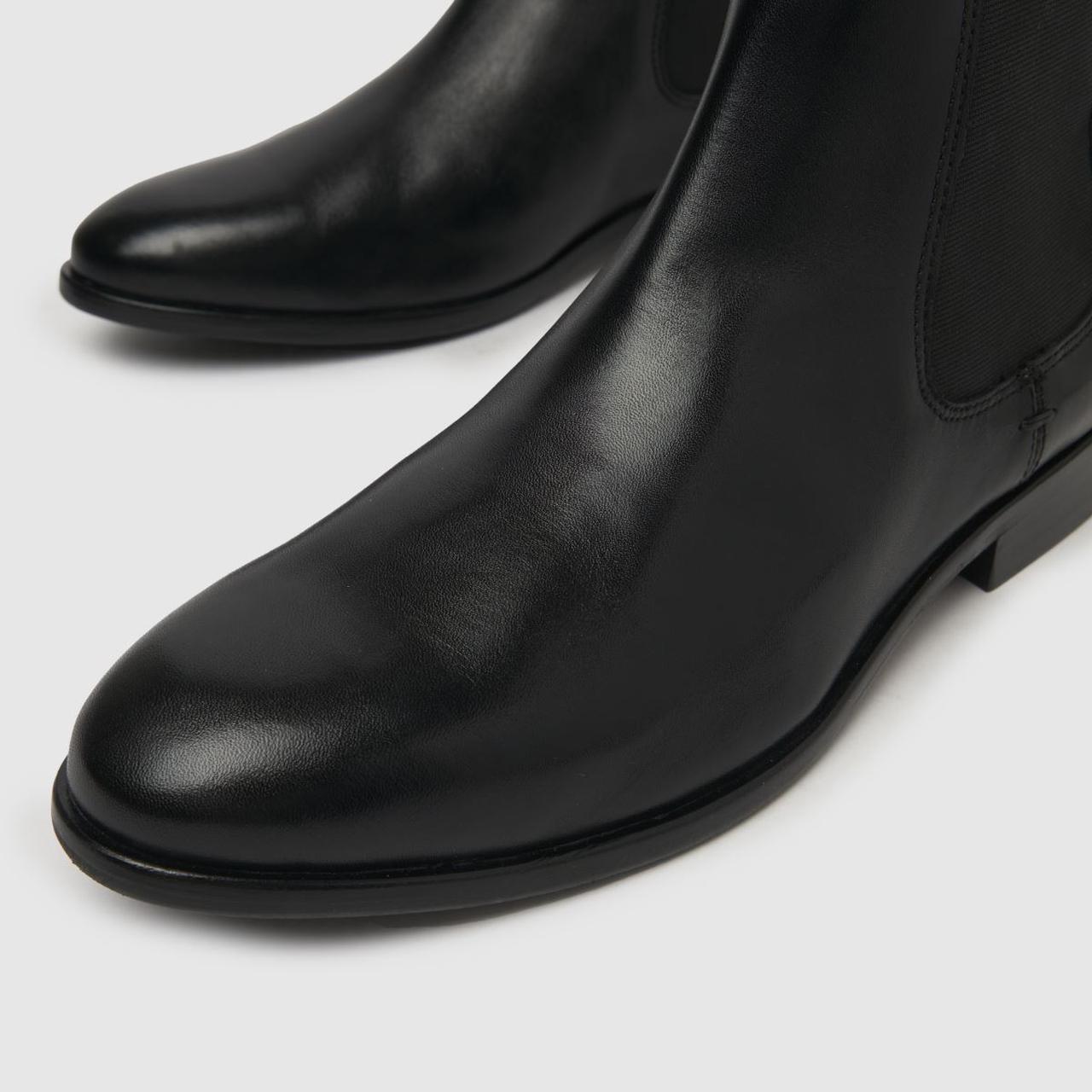 Dominic Leather Chelsea in Black
