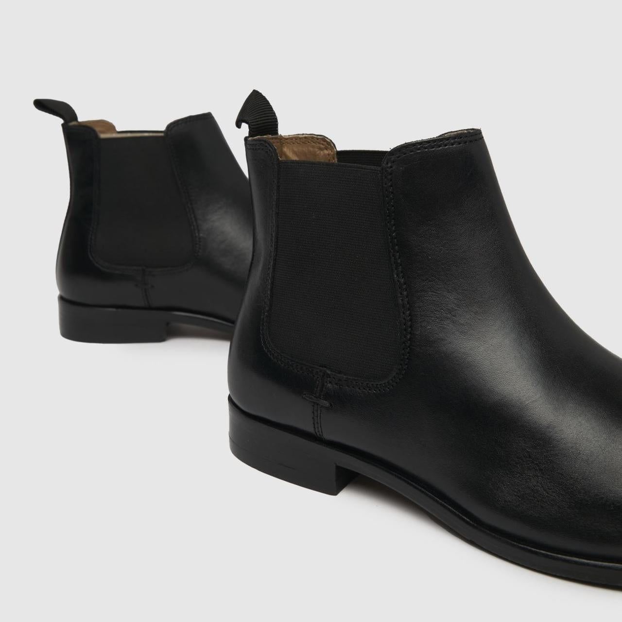 Dominic Leather Chelsea in Black