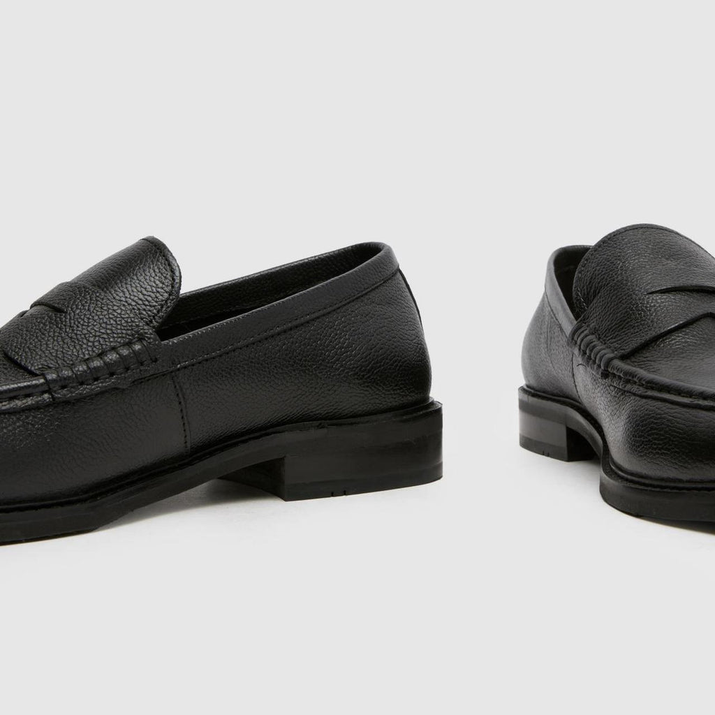 Rhodes Leather Loafer in Black