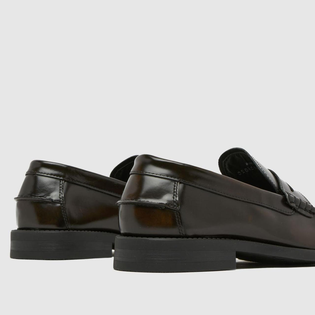 Reach Box Leather Loafer in Brown