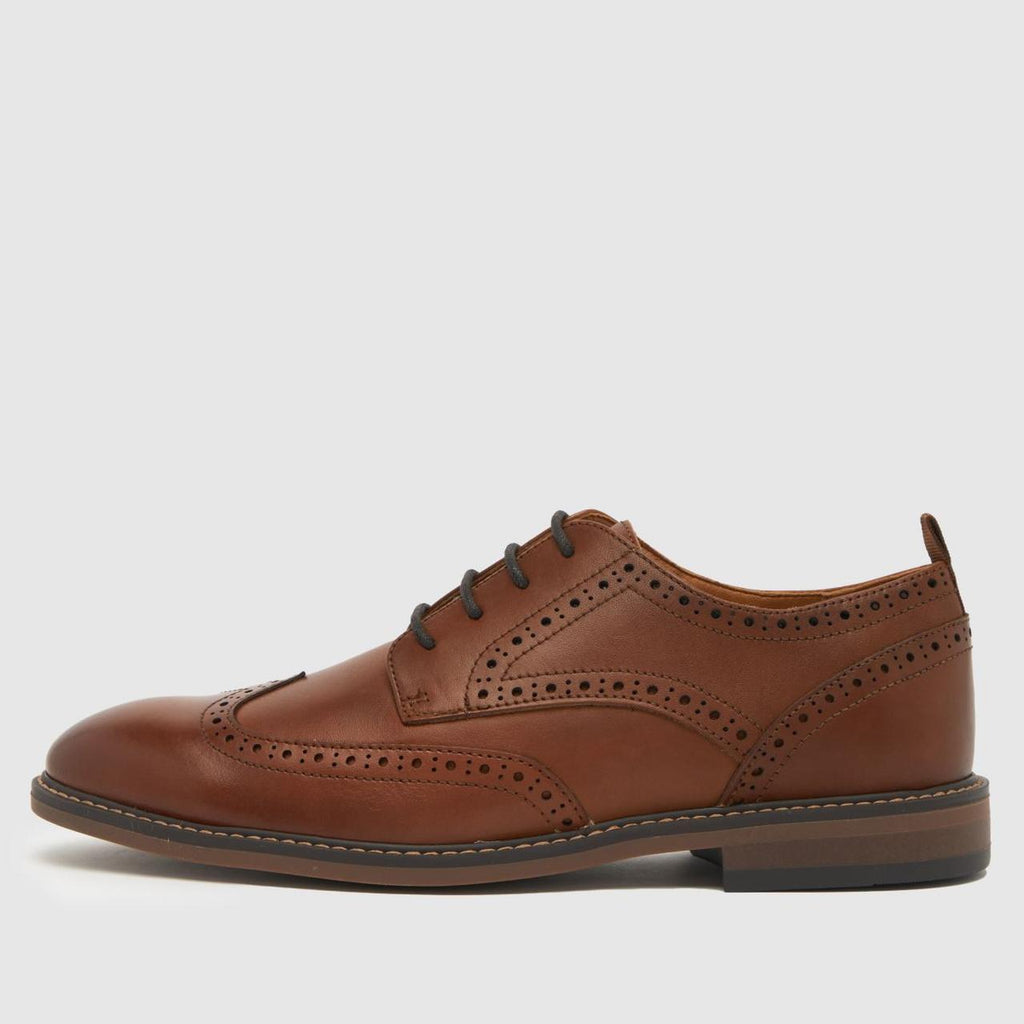 Rafe Leather Brogue in Brown