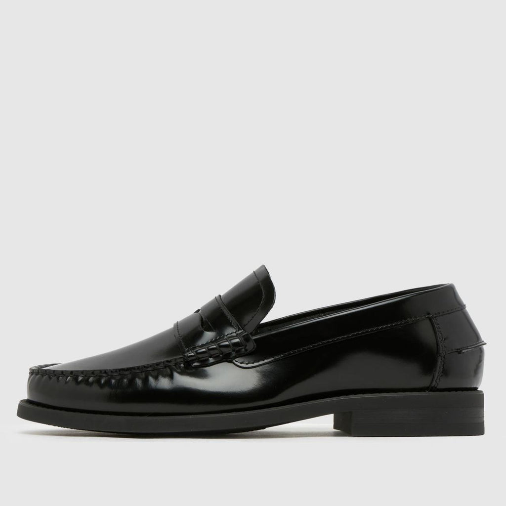 Reach Box Leather Loafer in Black
