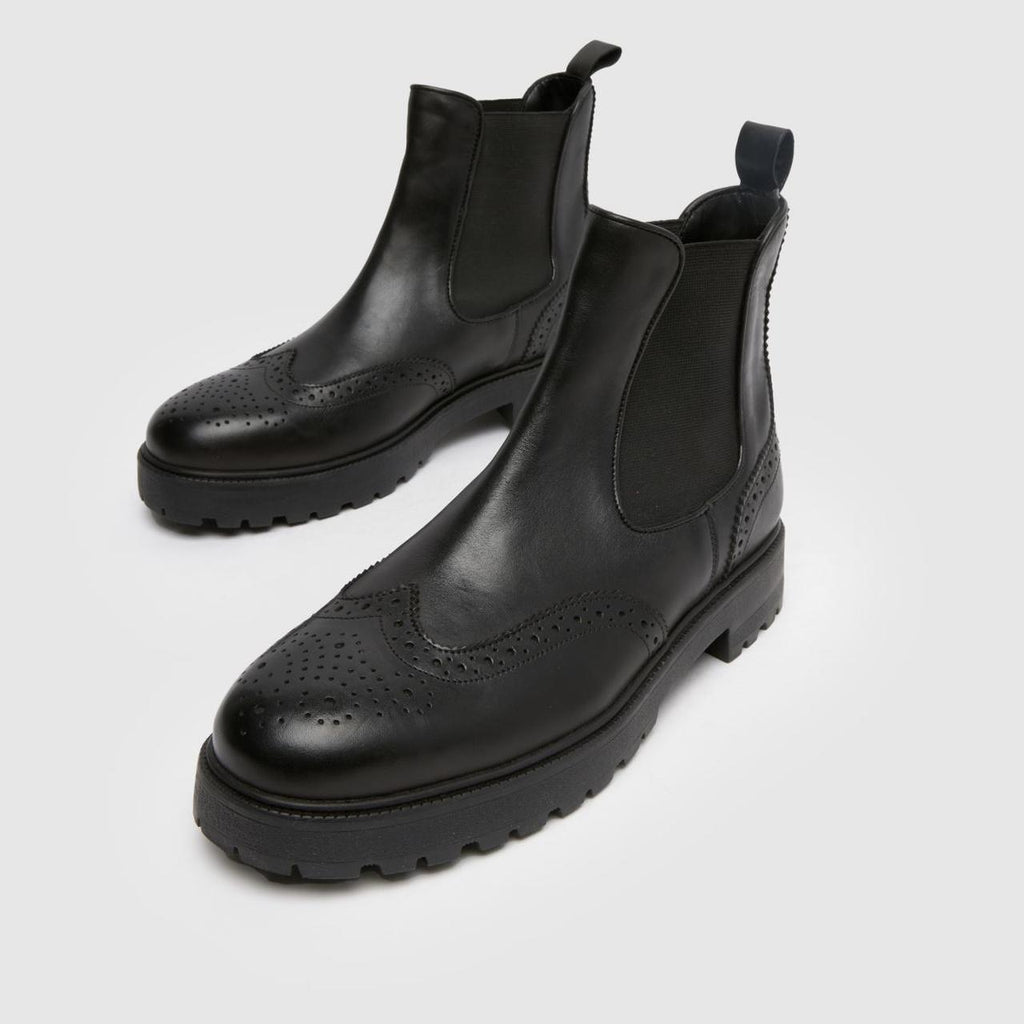 Davis Leather Chelsea in Black